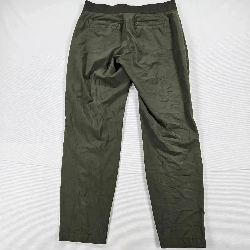 Athleta Midtown Ankle Featherweight Stretch Pant in Green Women's‎ Size 6
